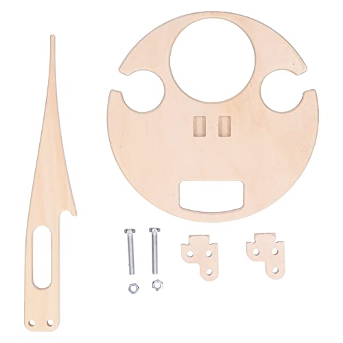 yaogohua Wooden Folding Picnic Table,Outdoor Portable Wine Table Foldable Round Desktop Mini Picnic Table Wine Rack Holder