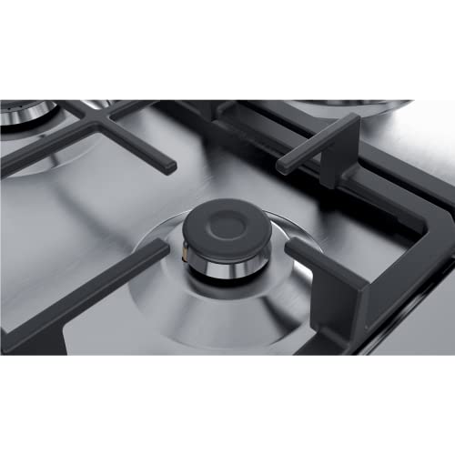 Bosch PGQ7B5B90 Gas hob, 75 cm, Stainless steel, Serie 4, Built in