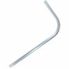 3’ Aerial Pole & Bracket | 3 Foot L Shaped Cranked Fascia/Loft Mast | Roof/Wall Mounting TV DAB Satellite Offset Kit | Loops