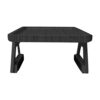 Fiacvrs Wooden Sofa Armrest Tray, Sofa Arm Clip Table, Couch Arm Table for Wide Couches, Coffee Table and Side Tables for Small Spaces(Dark Brown