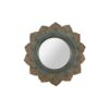 something different Wall Mirror | Lotus Flower Chakra | 1 Piece | Bronze | 21.5 cm x 21.5 cm x 1.5 cm