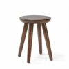 CHEWO Bath Stools,Footstools Round Solid Foyer Shoes Shoe Creative Home Room Bathroom Stool Footstool Fashion Dining Stool Dressing Stool/Walnut/