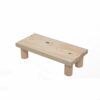Wooden Comfortable Child Squatting Step Toilet Stool,Simplicity Non-Slip Bathroom Squat Aid Tool,Thicken Bathroom Double Stool Toilet Squatting,A