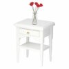 Aeun Mini Bedside Table, Furniture Toy, Wooden Bedside Table Model Furnishing Articles for Children