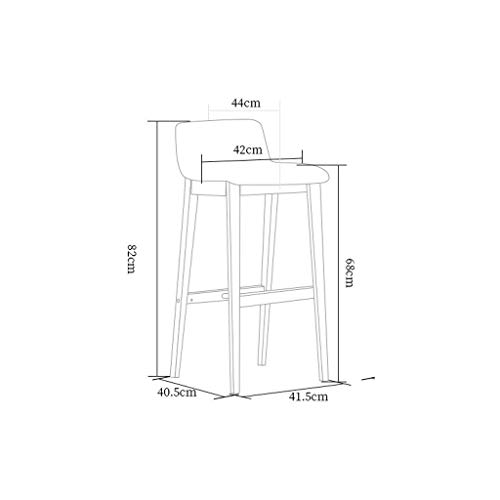 SDFGH Bar Stool chairs High Chair Simple Wrought Iron Bar Chair Gold Stool Dining Chair Nordic Pub Accessories Leisure ( Color : D )