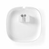 Ex-Pro Single Freestanding Speaker Floor Stand Bracket Compatible with/for Sonos One/Sonos Play:1, Fixed Holder with Cable Management - White