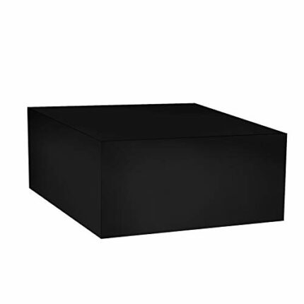 YINETTECH Garden Furniture Covers 120 x 120 x 74cm, Waterproof Windproof Anti-UV Rectangular Outdoor Patio Garden Chair Table Cover