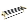 HIGOH Towel Racks,Bathroom Towel Rack Wall Mounted Towel Holder,Bathroom Accessories Hardware,Wall Mount Towel Rack Shelf Bar,Stainless Steel Wal