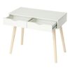 Hbao Household Wood Computer Desk Writing Table Study Desk Bedside Table Dressing Office Home Bedroom Furniture