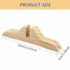 4pcs Folding Room Divider Stand,Wooden Room Divider Stand with Screws,Room Divider Screen Holder Feet Partition,Folding Privacy Screen Holder for