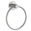 Hoomtaook Towel Holder Towel Ring Nail Free, Stainless Steel, Bathroom Accessories No Damage Adhesive Wall Mouted, Rustproof, Chrome Plated