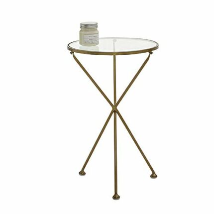 FRDTSG Nordic Coffee Table Side Table Golden Iron Corner Table Living Room Creative Sofa Side Table Metal Simple Bedside