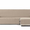 Eysa Rabat practica chaise longue cover 240cm, color 01/camel, right-frontal view