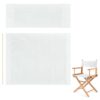 AHANDMAKER 1 Set Director Chair Canvas Replacement with Wood Stick, Portable Replacement Cover Canvas for Directors Chair, Makeup Chair Seat and