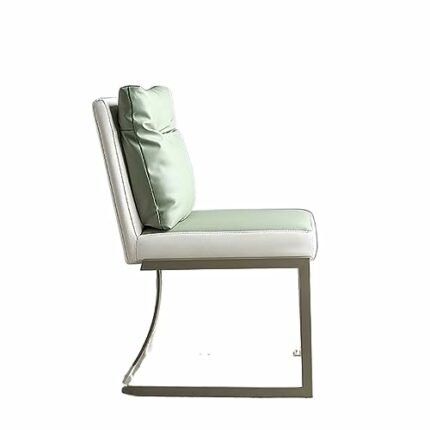 LXXSH Metal Dining Chair Kitchen Hotel Home Lounge Chair Bedroom Design Desk Adults Household Items