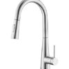 Tohlar Kitchen Tap, Gold Kitchen Tap, Kitchen Taps with Pull Out Spray Stainless Steel Kitchen Sink Tap Gold Kitchen Mixer Tap Brushed Gold Kitch