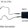 Huachuang DC Extension Cord 2.1mm x 5.5mm Male-to-Female Connector, DC Power Cord Extension Cord for Power Adapter-DC to Flat Pin Transformer Cab