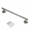 BTSKY 40CM Wall Mount SUS304 Stainless Steel Brushed Hand Towel Holder Hanger Rail Organizer Rack Bar Clothes Hanger Rack Holder Bathroom Accesso