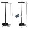 Niubuyei Towel Rack for Bathroom, Towel Holder Wall Mounted Bath Towel Storage with Metal Hand Towels Shelf and 3 Hooks for Bathroom/Bedroom/Livi