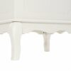 Premier Housewares Garden Storage MDF White Finish Bedside Table Outdoor Storage Box Garden Storage Box Waterproof Large Sideboard Storage Cabine