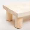 Wooden Comfortable Child Squatting Step Toilet Stool,Simplicity Non-Slip Bathroom Squat Aid Tool,Thicken Bathroom Double Stool Toilet Squatting,A