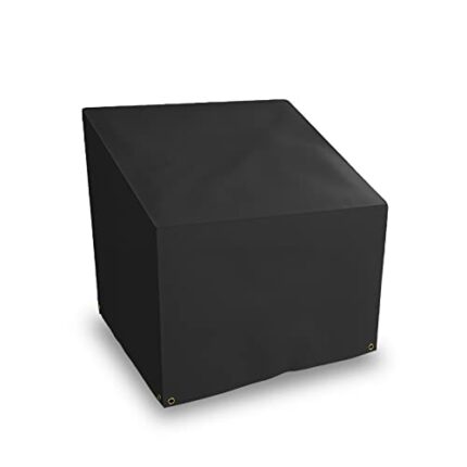 Bosmere All-Weather Garden Armchair Cover, 100% Waterproof, UV Protected, Heavy Duty 600D Oxford Fabric, L66 W68 H63cm, A600C