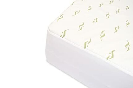 Ergo Twin Size Premium Mattress Protector, 100% Waterpoof, Breathable, Mattress Pad Cover, Natural Cooling 3D Air Bamboo Fabric, Soft, Fitted She