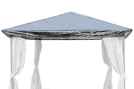 GRASEKAMP Qualität seit 1972 40033 Protective Cover 3 x 3 m Tarpaulin Gazebo Hardtop Rain Cover Transparent