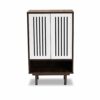 ZCMEB Foyer Corridor Shoe Cabinet Multi-layer Shoe Cabinet Storage Cabinet Finished Wooden Two-door Shoe Cabinet