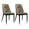 dining chair Kitchen Dining Room Furniture Chairs Faux Matte PU Leather Dining Chairs Set Of 2 Kitchen Living Room Accent Chairs with Upholstered