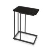 ANYHI Side Table Small table C Shaped Snack Table with Metal Frame End tables, Coffee Tray Side Desk Couch Table for Sofa Laptop for small space