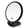 15x Magnifying Handheld Mirror,Travel Folding Hand Held Mirror,Double Sided Pedestal Makeup Mirror with 1/15x Magnification