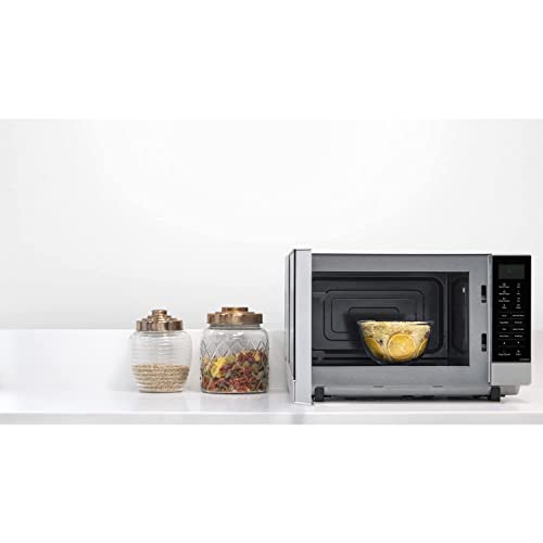 Panasonic NN-SF464MBPQ Flatbed Microwave Oven, 27 Litre, Silver