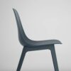 Ikea ODGER/EKEDALEN table and 4 chairs, 120/180 cm, oak/blue