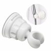 Sunivaca Shower Head Holder with Vacuum Suction Cup, Strong Suction Power, 360° Rotation Adjustable Shower Wall Bracket, Removable Shower Head Mo