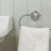 Croydex Flexi-Fix 1919 Easy to Fit Towel Ring,8.4 x 24.3 x 16 cm