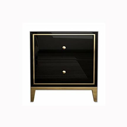 N/A Nordic Bedside Cabinets Simple and Lockers, Bedroom Lockers Painted Bedside Cabinets