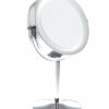 TUKA-i-AKUT Makeup Mirror LED Lighting 5x Magnification - 7 inch illuminated Bathroom Countertop Mirror Shaving Mirror Vanity Mirror - double fac