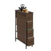 FGHOEV Drawer Fabric Dresser Storage Tower Non-woven Chest of Dresser Bedroom Furniture Space Saving