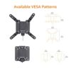 Amazon Basics Fixed Flat TV Wall Mount for 12 - 40 inches TVs and VESA 200 x 200, Black