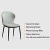 Kitchen Dining Room Furniture Chairs Modern Design Dining Chair Set Of 6 Water Proof PU Leather High Back Padded Soft Seat Reception Chair for Di