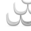 Alessi GIA13 W NoeModular Bottle-Holder, White, 30 x 34.5 x 15.5 centimetres