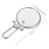Yunmoxiao Hand Mirror, Double-Sided Hand Held Mirror,1X/10X Magnifying Foldable Makeup Mirror Magnification & Adjustable Handle/Stand, Portable S
