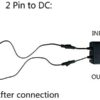 Huachuang DC Extension Cord 2.1mm x 5.5mm Male-to-Female Connector, DC Power Cord Extension Cord for Power Adapter-DC to Flat Pin Transformer Cab