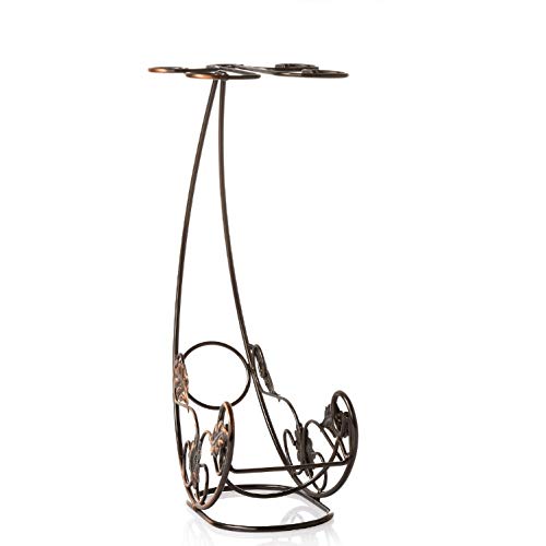 AFLHYJK Copper Wine Rack Hanging Wine Glass Holder Bar Stand Bracket Display Stand Bracket Decoration