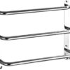 With Hook Towel Rack With Three Rods SuS 304 Stainless Steel,Bathroom Wall-Mounted Towel Rail Easy To Clean(Color:80cm)