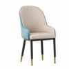dining chair Kitchen Dining Room Furniture Chairs Dining Chairs Water Proof PU Leather Chair With Metal Legs With Armrests Backrest For Dining An