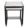Amazon Brand - Movian Industrial Rectangular Nesting Tables, 45 x 45 x 50 cm, Light Wood