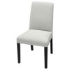 Ikea BERGMUND chair, black/Orrsta light grey