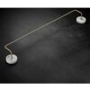 HIGOH Towel Racks, Towel Rail for Bathroom,Punch-Free Bathroom Marble Hand Towel Holder,Nordic Minimalist Single-Bar Bathroom Light Styleen Towel
